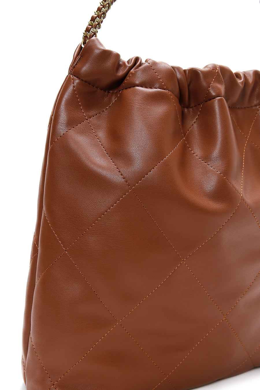 Women's Tan Shoulder Bag