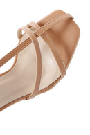 Women's Beige Heeled Sandals | Derimod