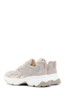 Women's Beige Thick Soled Sneaker | Derimod