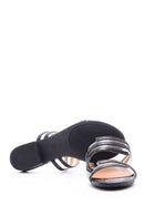 Women's Transparent Detailed Shiny Slippers | Derimod