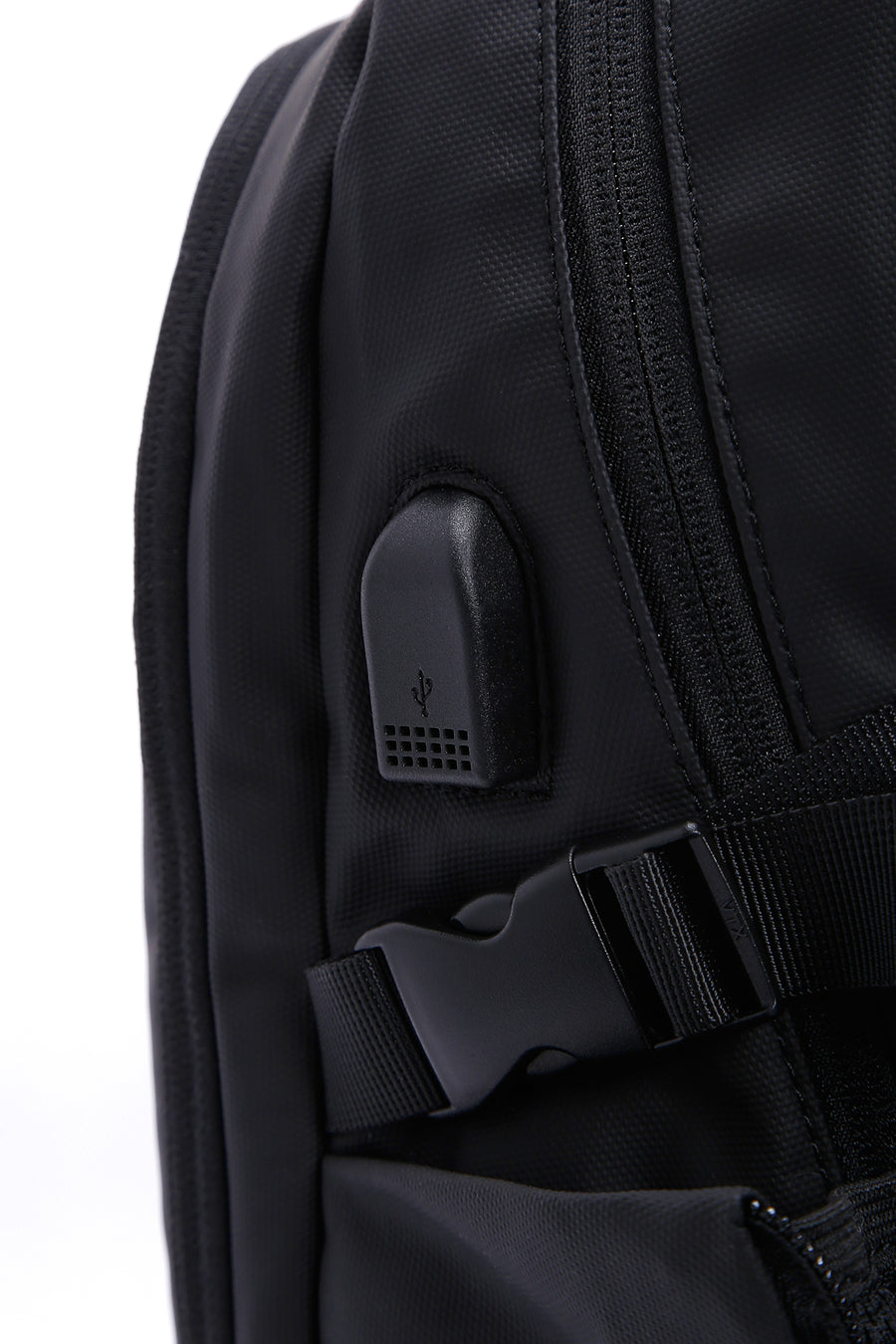 D-Pack Unisex Siyah Teknolojik Kumaş Sırt Çantası