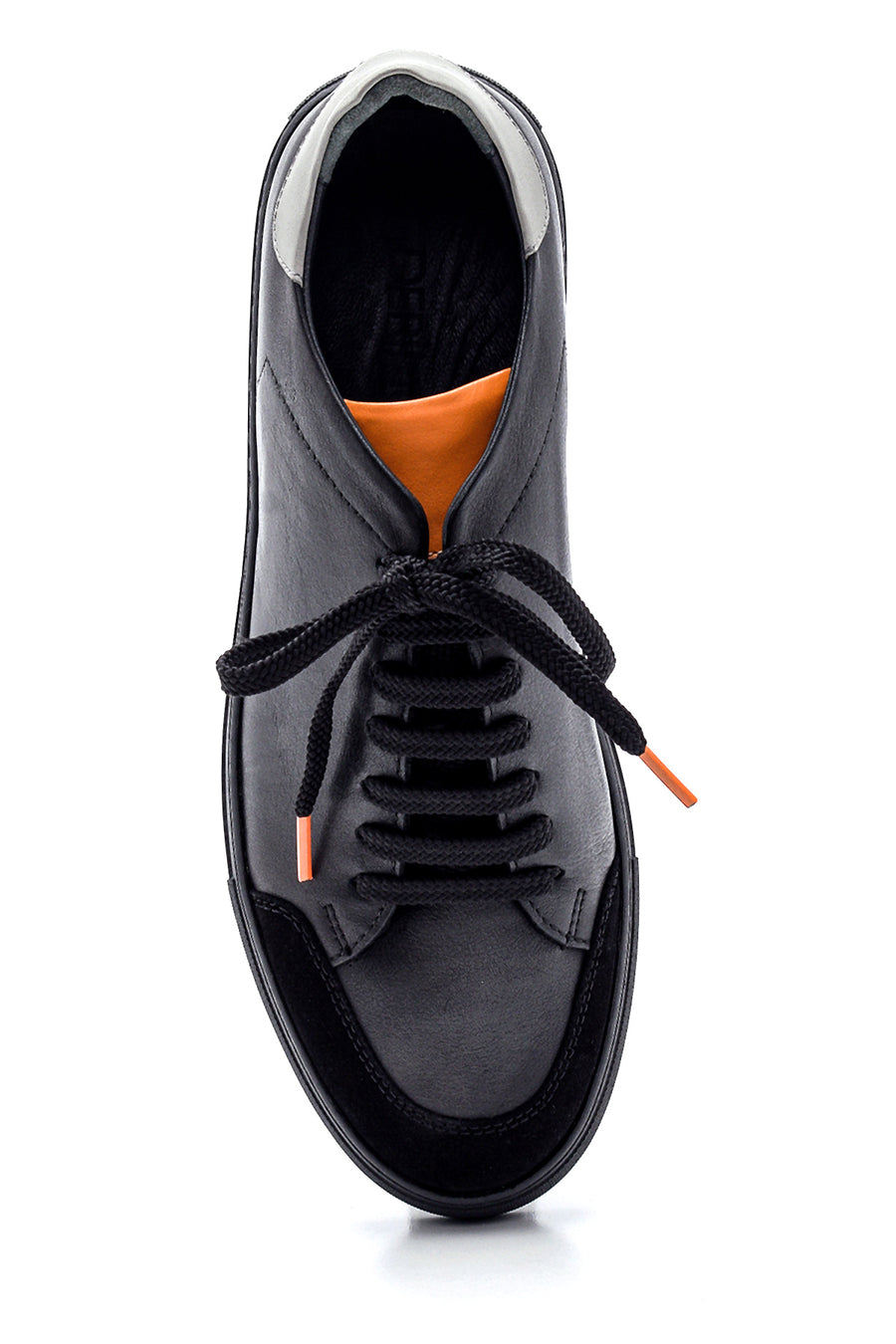 Erkek Deri Süet Detaylı Sneaker