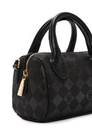 Women's Black Long Strap Printed Crossbody Bag | Derimod