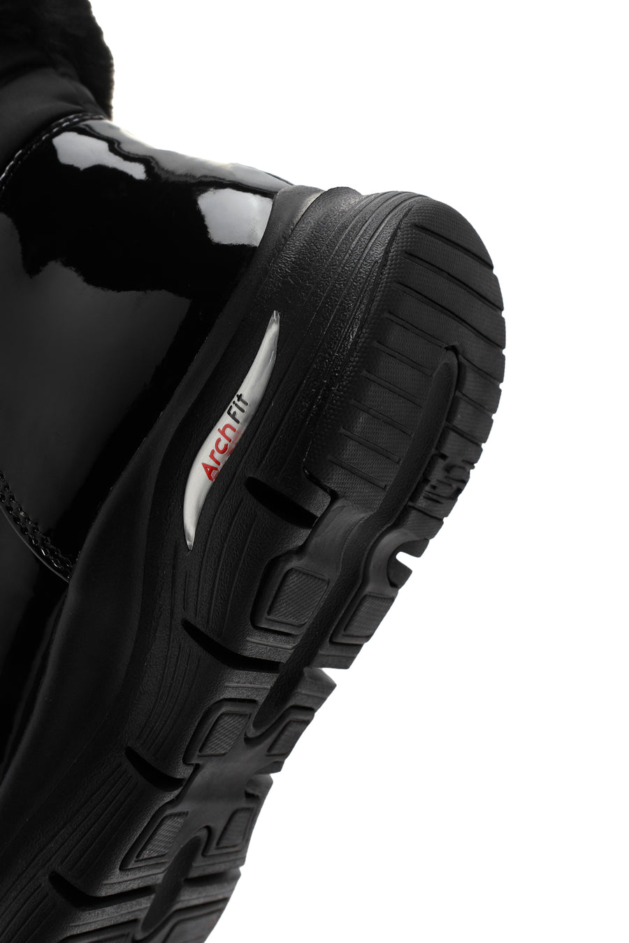 Skechers Kadın Siyah Arch Fit Smooth - Cool Puff Rugan Kalın Tabanlı Bot