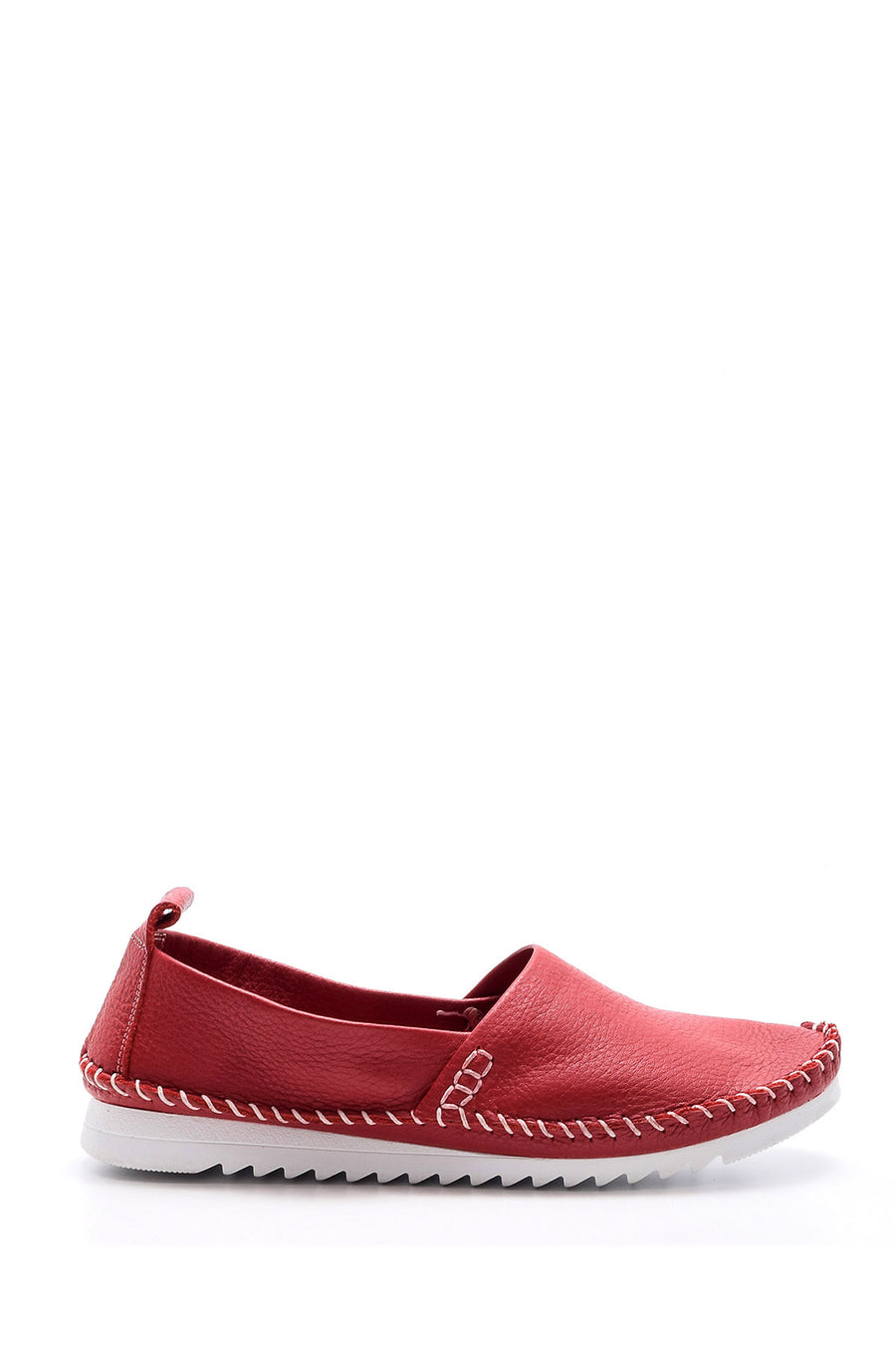 Kadın Dikiş Detaylı Deri Loafer 19SFD2864FT | Derimod
