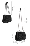 Women's Black Long Strap Crossbody Bag | Derimod