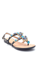 Women's Casual Stone Detailed Sandals | Derimod