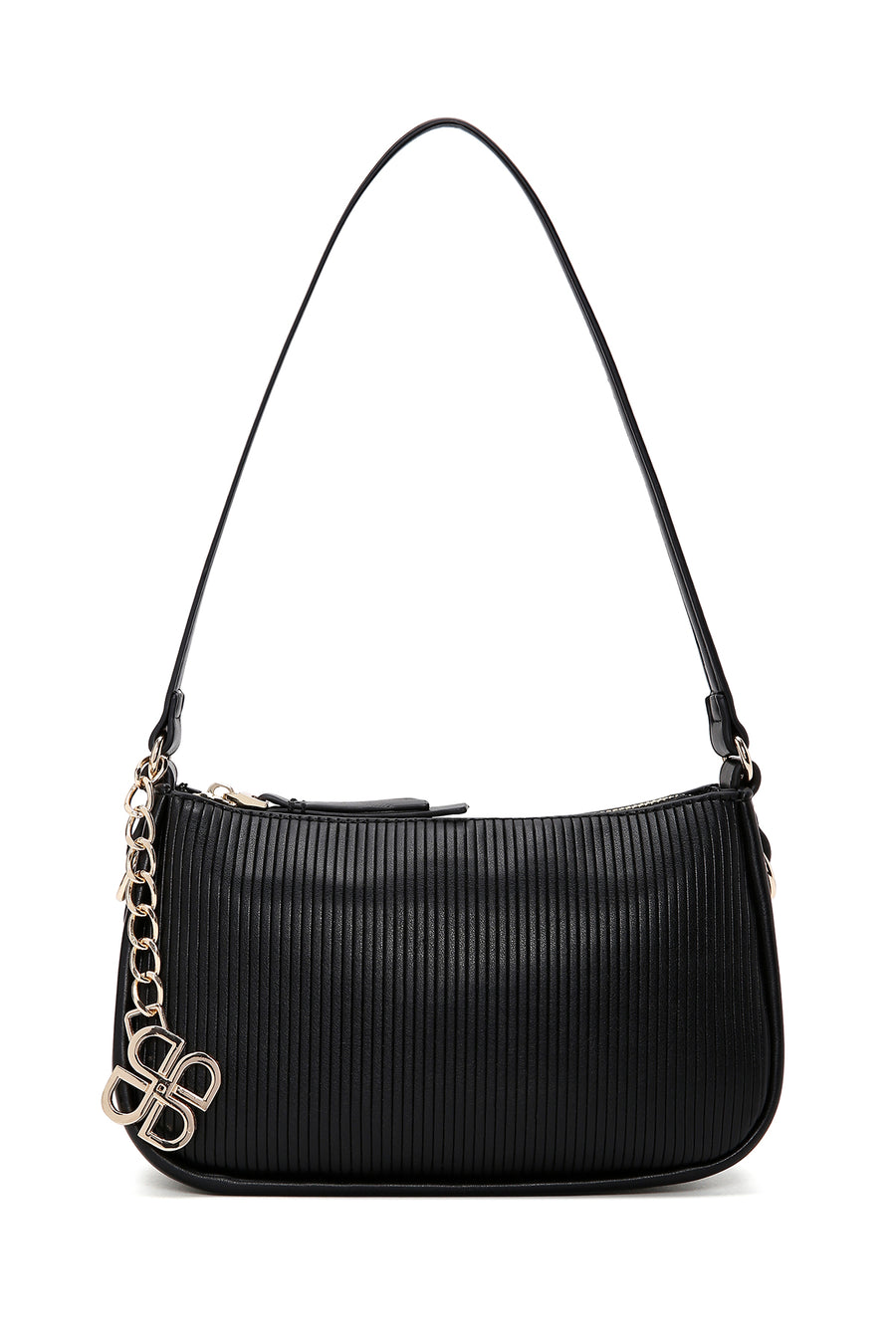 Women's Black Long Strap Shoulder Bag