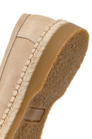 Men's Beige Suede Leather Casual Loafer | Derimod