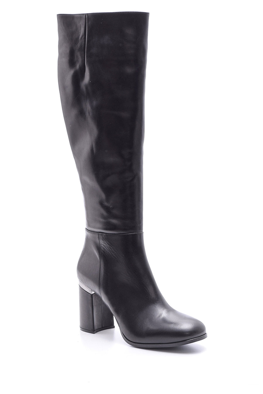 Women's Heeled Leather Boots