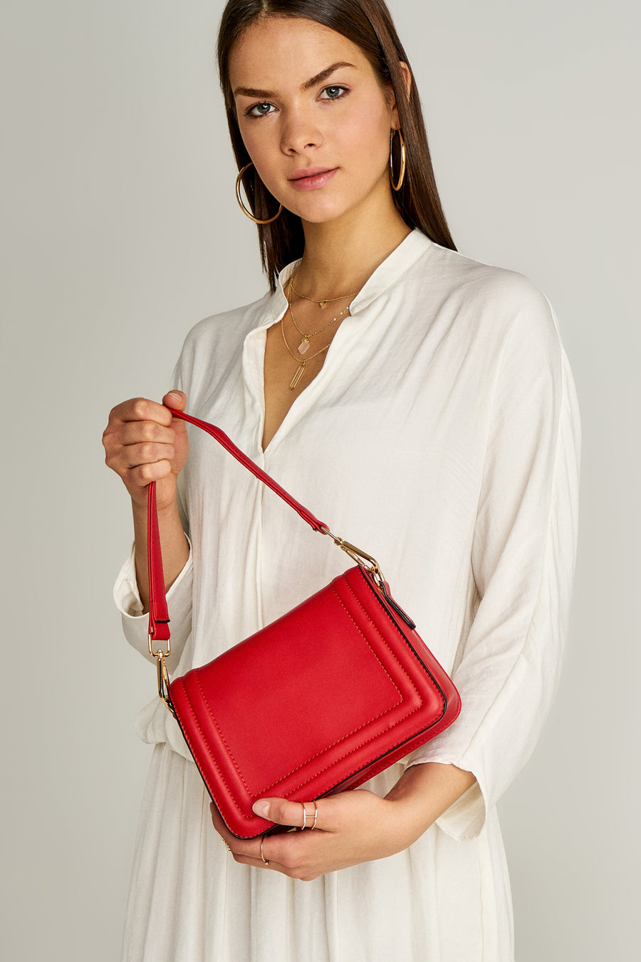 Red Women's Shoulder Bag