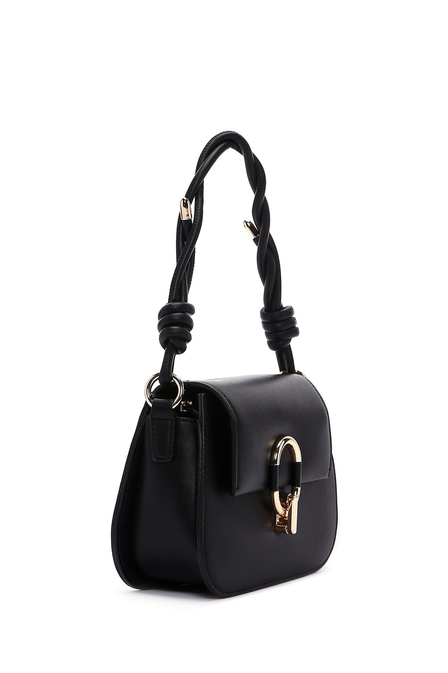 Women's Black Long Strap Shoulder Bag