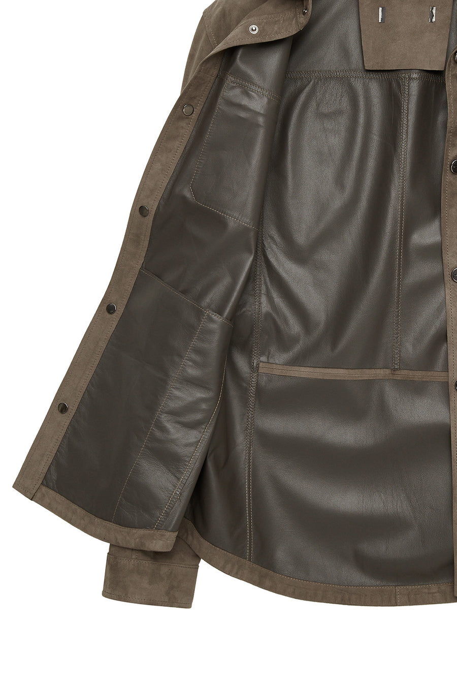 Kroos Men's Mink Suede Leather Jacket