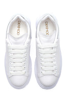 Kadın Beyaz Kalın Tabanlı Sneaker | Derimod