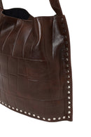 Woman Brown Printed Shoulder Bag | Derimod