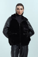 Dakota Women's Black Teddy Coat | Derimod