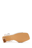 Women's White Heeled Sandals | Derimod