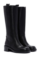 Women's Black Leather Boots | Derimod