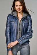 Weekend Women's Leather Jacket | Derimod