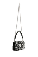 Women's Anthracite Long Chain Strap Sequin Cross Bag | Derimod