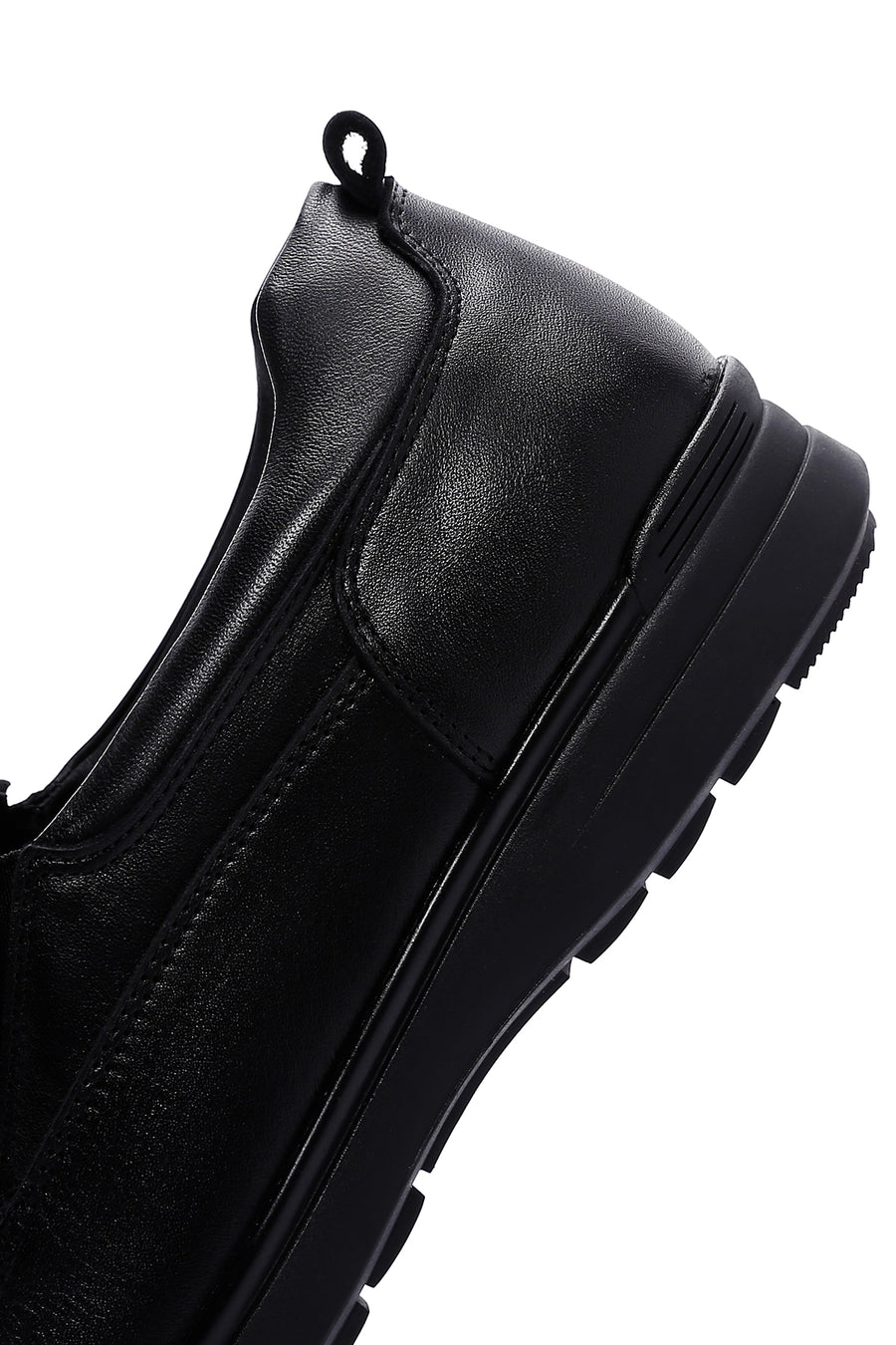Men's Black Leather Commfort Loafer