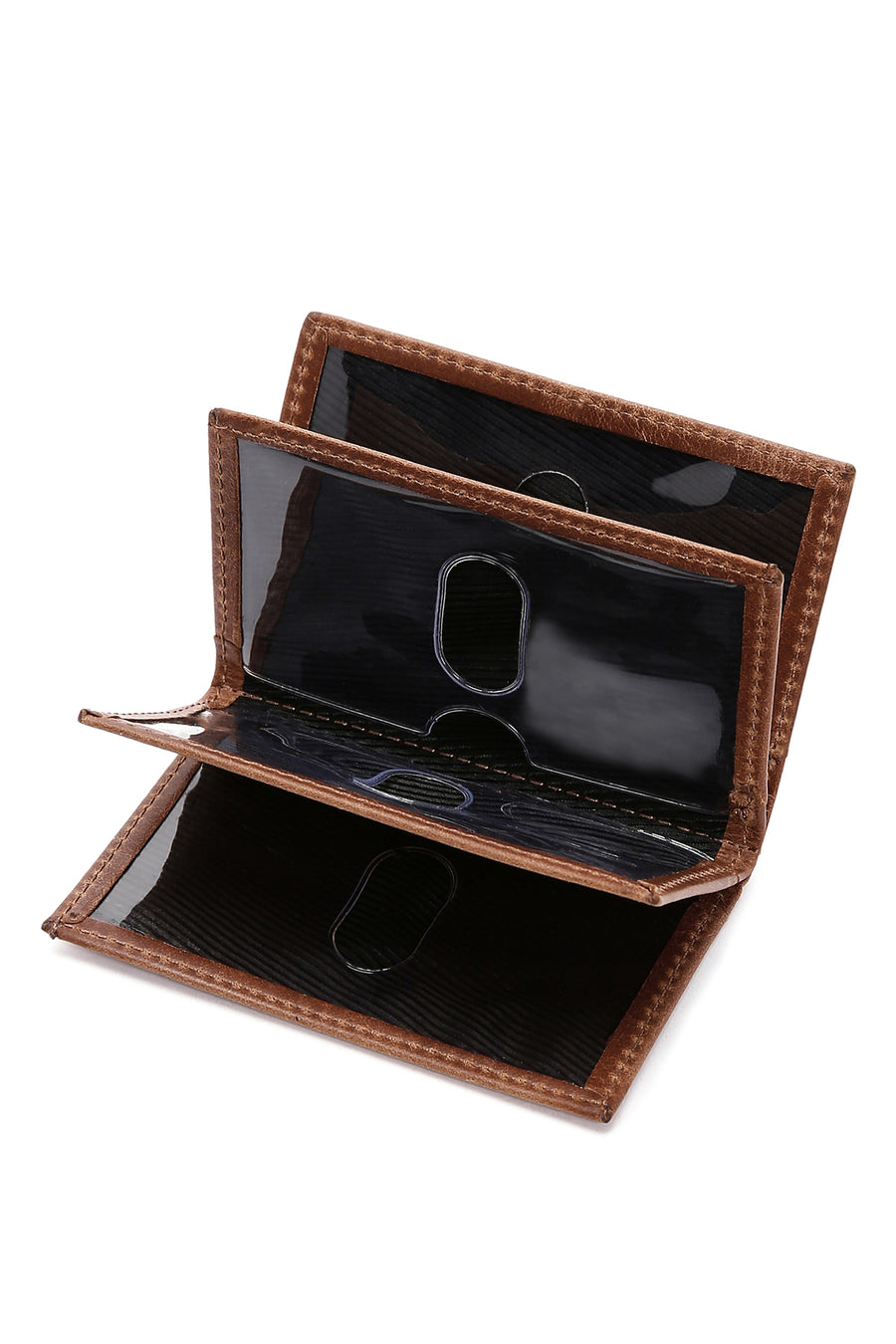Men's Tan Leather Card Holder