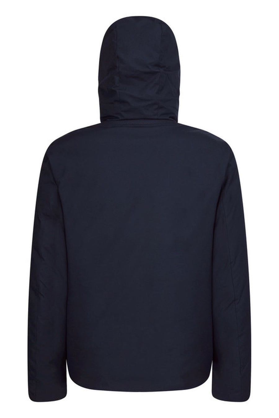 Geox Men's Navy Blue Sapienza Slim-Fit Hooded Coat