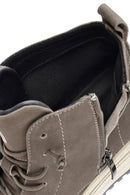 Men's Mink Zippered Nubuck Leather Sports Boots | Derimod