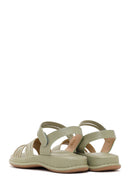 Women's Green Chunky Sole Comfort Sandals | Derimod
