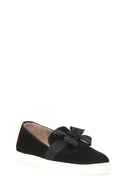 Women's Leather Shoes with Bow | Derimod