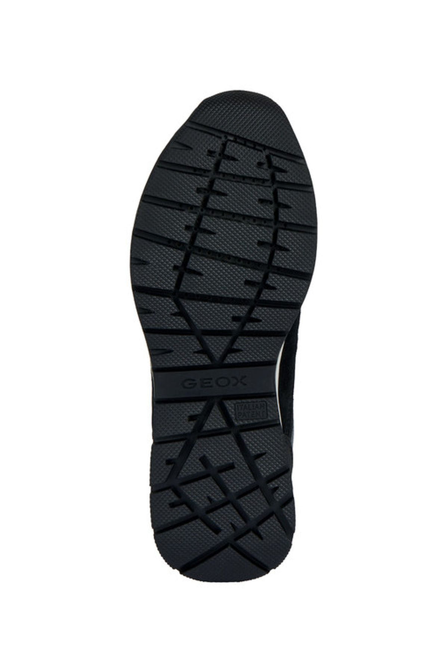 Geox Kadın Siyah D Braies B Abx B Bağcıklı Kalın Tabanlı Spor Sneaker