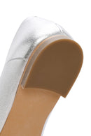 Women's Silver Leather Shoes | Derimod