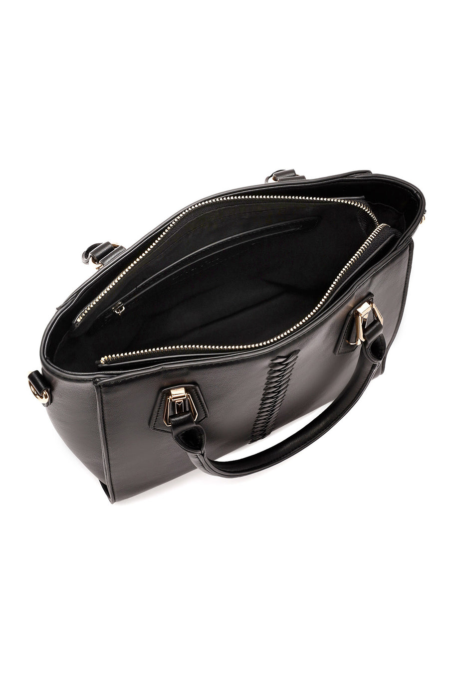 Women's Black Long Strap Shoulder Bag