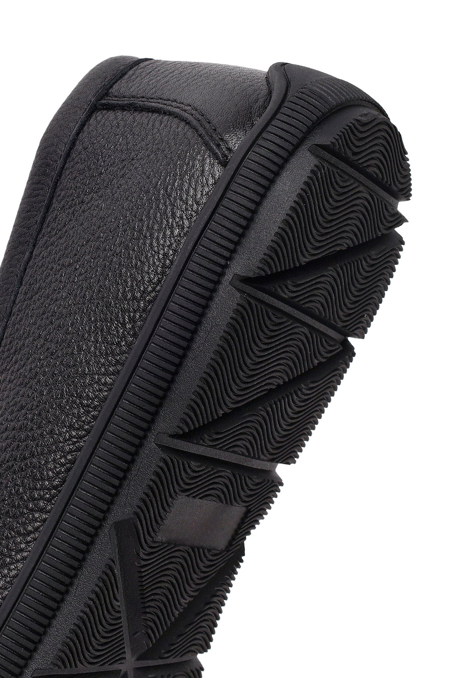 Men's Black Leather Casual Loafer