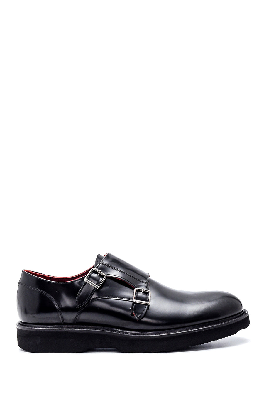 Men's Leather Casual Double Buckle Shoes 21WFD603022 | Derimod