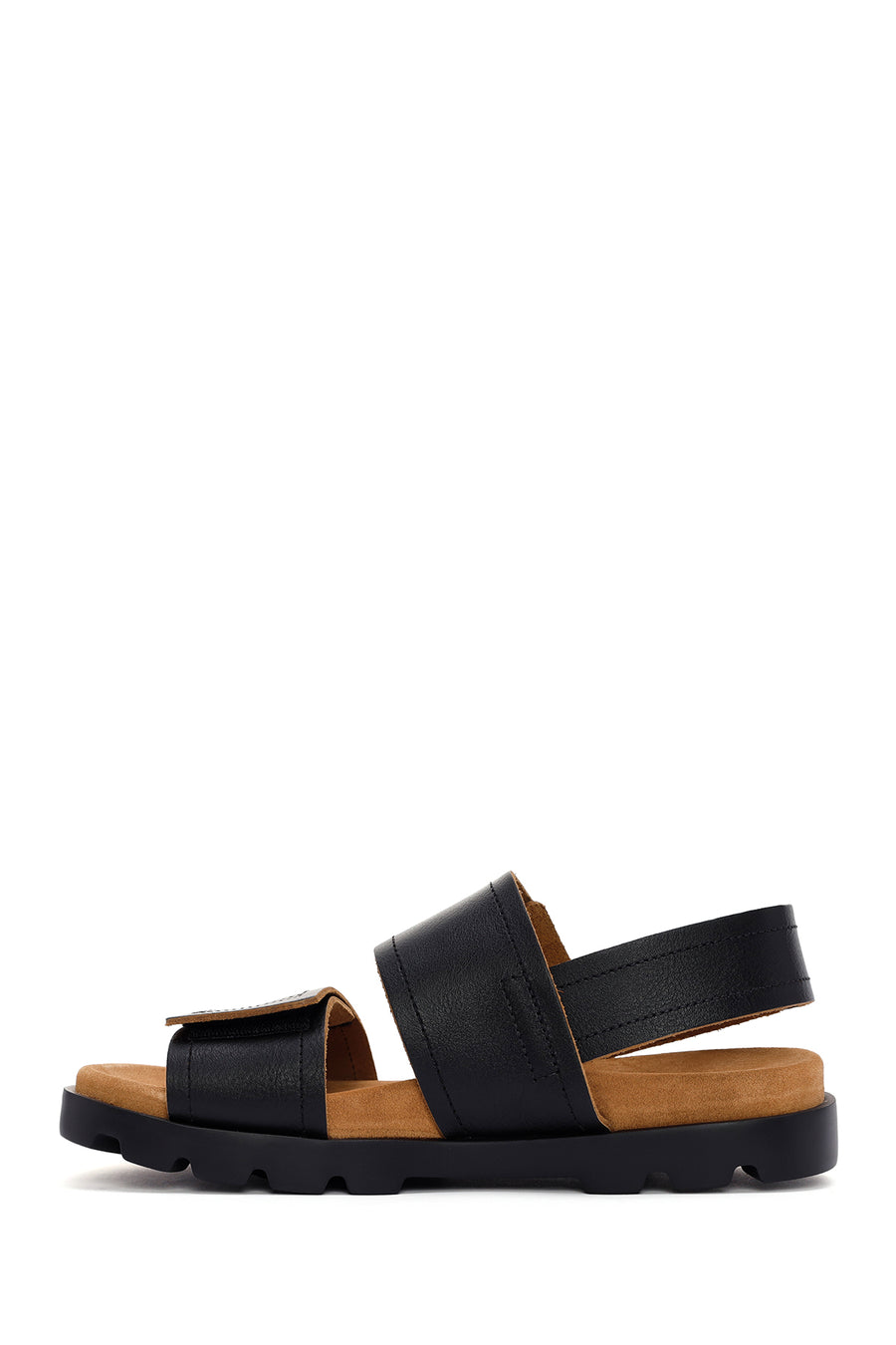 Camper Men's Black Brutus Leather Sandals