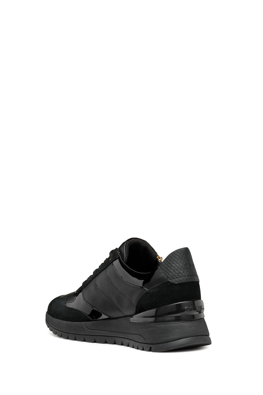 Geox Kadın Siyah Desya Bağcıklı Deri Sneaker