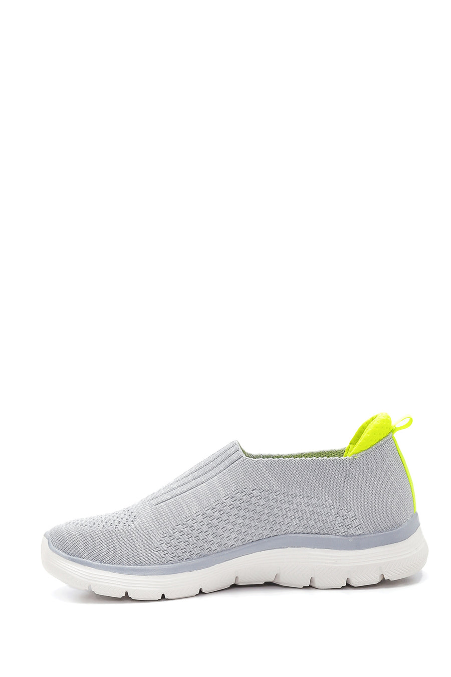 Kadın Gri Neon Detaylı Sneaker