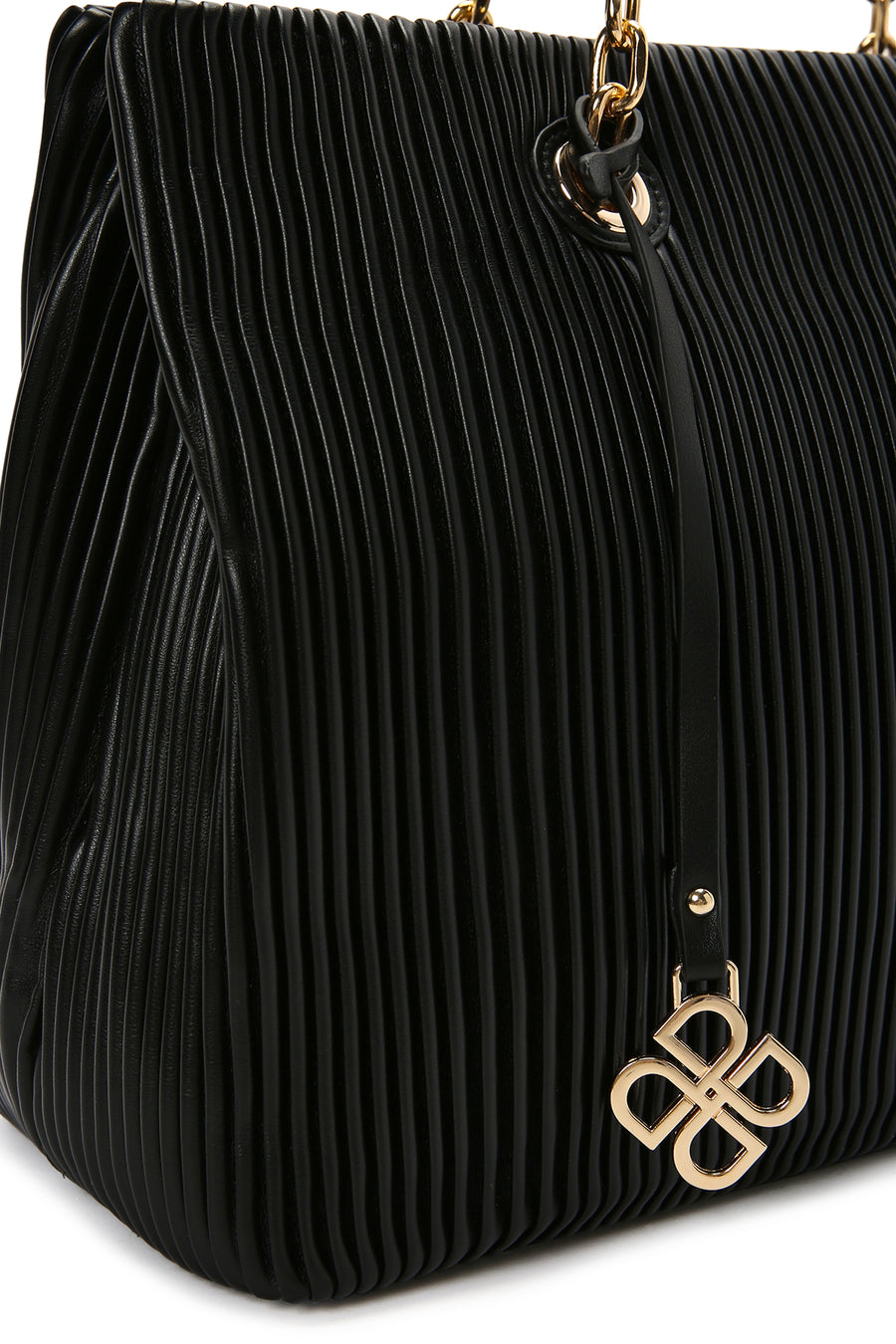 Women's Black Chain Strap Shoulder Bag