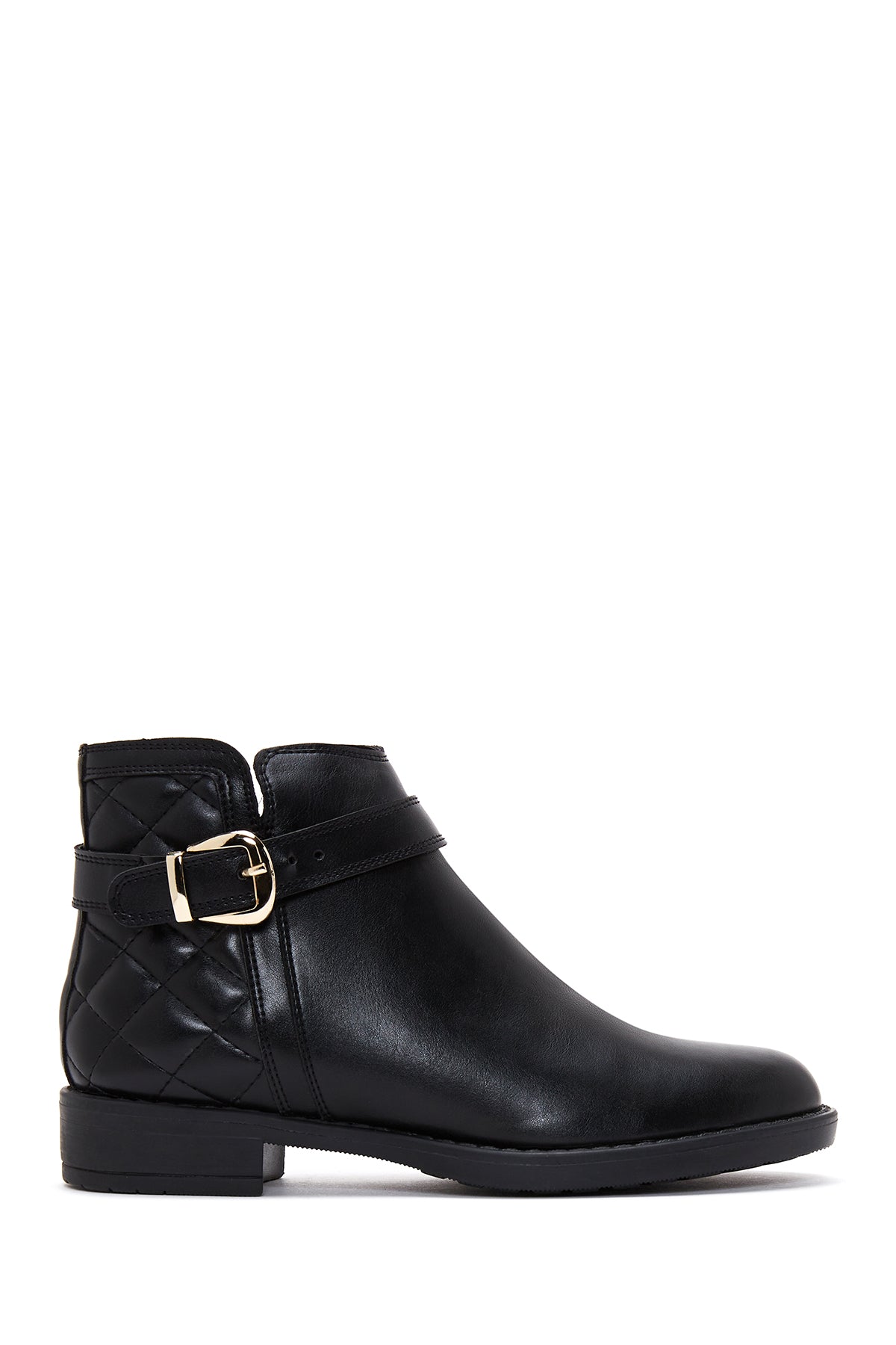 Women's Black Buckle Classic Boots 23WFE251218 | Derimod