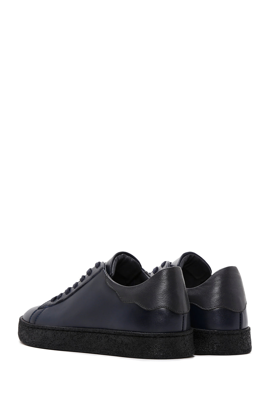 Men's Navy Blue Leather Sneaker