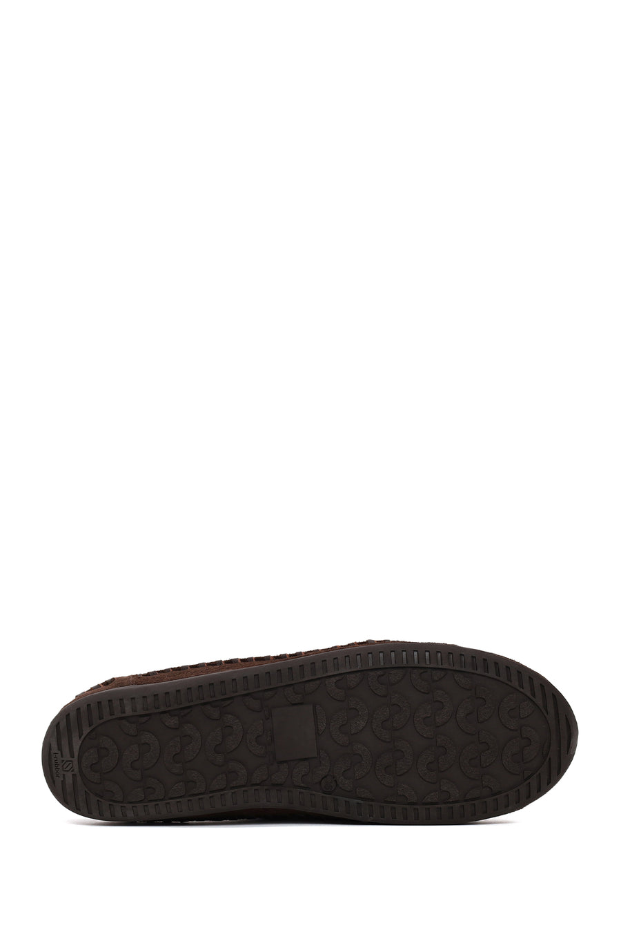Woman Brown Tasselled Suede Loafer