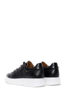 Men's Black Leather Sneaker | Derimod