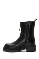 Women's Black Zipper Boots | Derimod