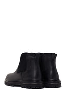 Male Black Leather Chelsea Boots | Derimod