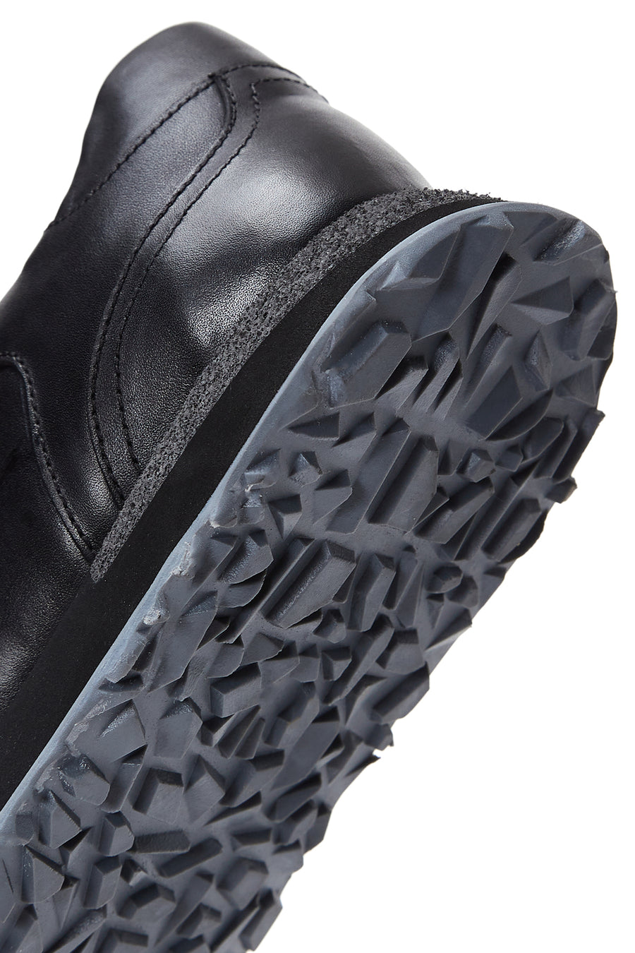 Erkek Siyah Deri Sneaker