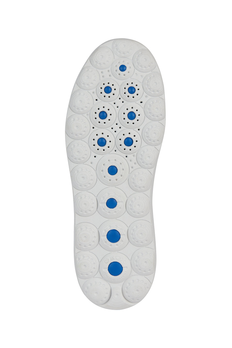 Geox Erkek Beyaz Spherica Ec4.1 Bağcıklı Deri Spor Sneaker