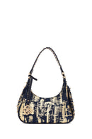 Women's Navy Blue Fabric Shoulder Bag | Derimod