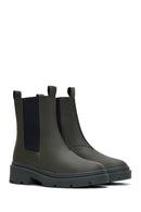 Women's Khaki Chelsea Boots | Derimod