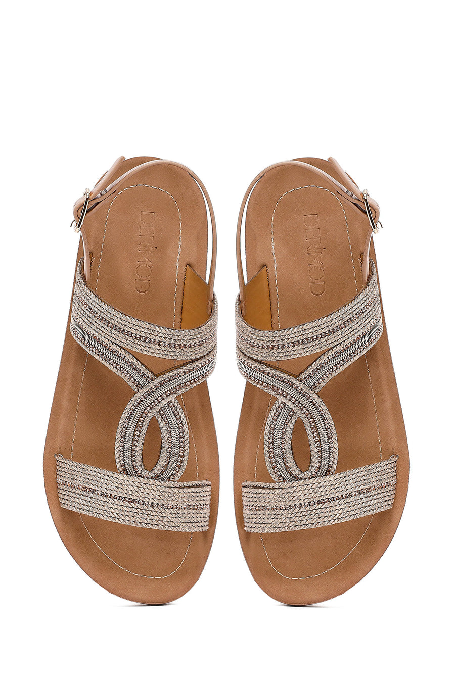 Women's Pink Stone Sandals